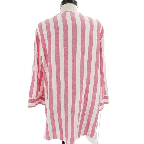 Tommy Bahama linen blend v-neck tunic - Picture 7 of 9